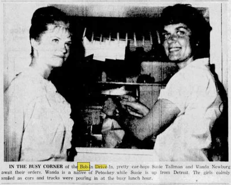 Bob-In Restaurant (Bob-In Again, Bobs Drive-In) - 29 Jun 1962 7 - Petoskey News-Review At Newspapers (newer photo)
